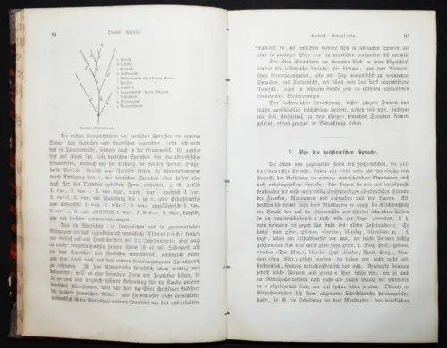 Schleicher, Die deutsche Sprache - Erstausgabe 1860 - Sprachwissenschaft