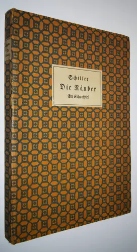 Schiller, Die Räuber - 1912 PRESSENDRUCK NUMMERIERT 1/550