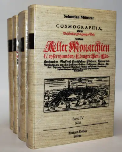 Münster, Sebastian. Cosmographia. Das ist: Beschreibung der... 1978 FAKSIMILE