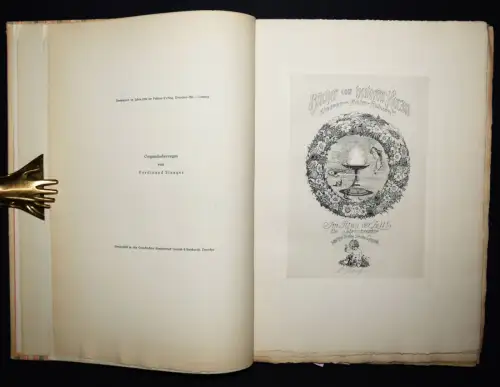 Gleichen-Rußwurm, Im Ring der Zeit !- 1924 - Signierte Radierungen von Staeger