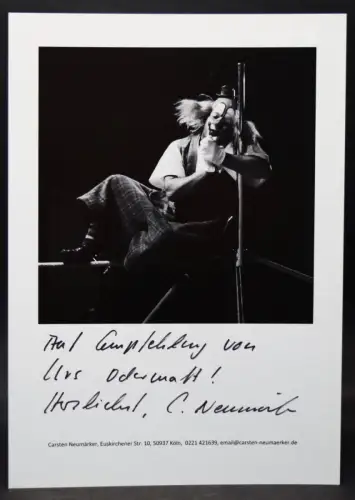 Neumärker, Heinz. Ohne Vorstellung. Circusfotografien SIGNIERT WIDMUNGSEXEMPLAR
