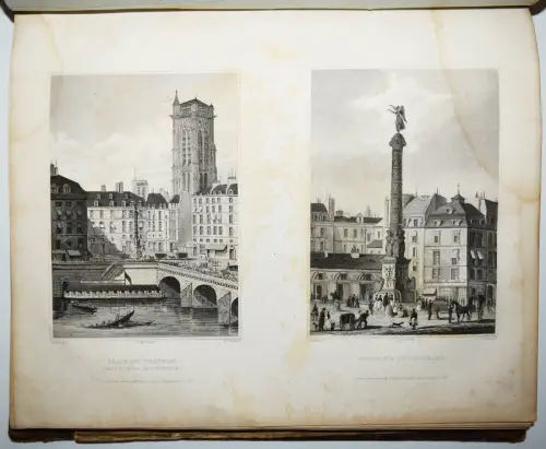 Pugin, Paris et ses environs - 1831 ANSICHTEN FRANKREICH