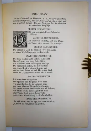 Sternheim, Carl. Don Juan - 1909