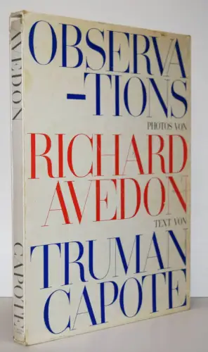 Avedon, Richard. Observations - 1959 ERSTE DEUTSCHE AUSGABE -  FOLIO