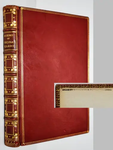 Hardy, Thomas. Selected poems 1917 SIGNED Sangorski & Sutcliffe