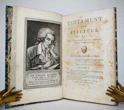 Beffroy de Reigny, Testament d’un électeur de Paris BIBLIOTHEQUE LAZARE CARNOT