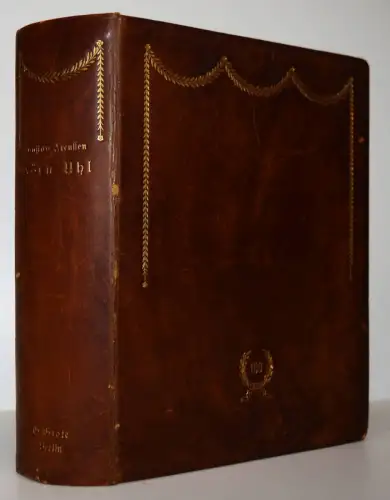 Frenssen, Jörn Uhl - 1902 VORZUGSAUSGABE JUBILÄUMS-AUSGABE GANZLEDER