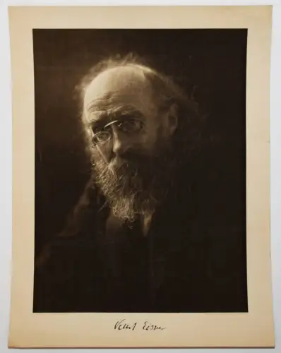 Krull, Germaine. EISNER, KURT - ORIG.-HELIOGRAVURE + ORIG.-PHOTOGRAPHIE - 1918