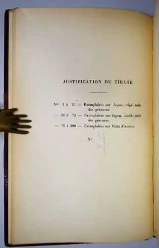 Scarron, Paul. Le Chatiment de l’Avarice - 1913 NUMMERIERT 1/50 - HANDEINBAND