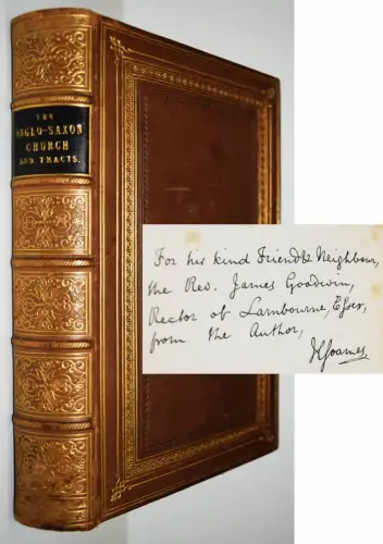 Soames, 1844. The Anglo-Saxon church - 1844 SIGNED INSRIBED