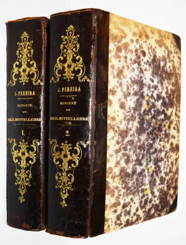 Pereira, Jonathan Pereira’s Handbuch der Heilmittellehre 1846-1848 ARZNEIMITTEL