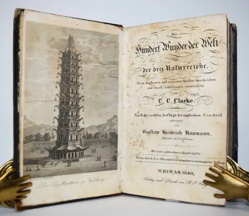 Clarke, Die hundert Wunder der Welt und der drei Naturreiche 1840 GEOLOGIE