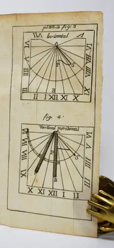 Garnier, Gnomonique mise à la portée de tout le monde,... 1773 UHREN SONNENUHREN