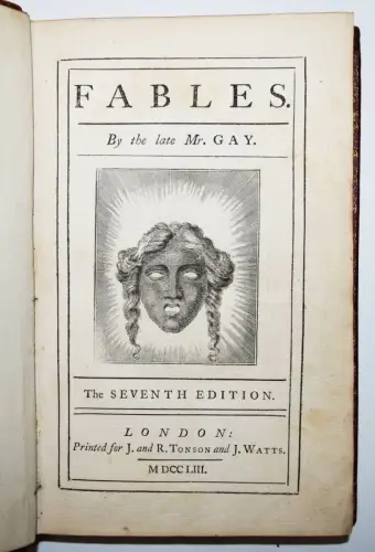 Gay, John. Fables - 1753