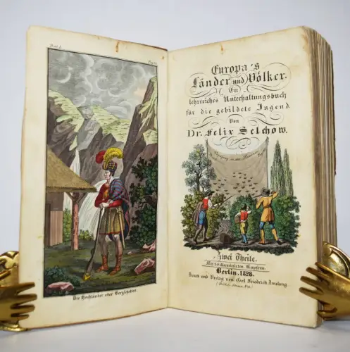 Selchow. Europa’s Länder und Völker - 1828 EUROPA VÖLKERKUNDE ETHNOLOGIE