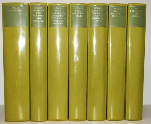 Döblin, Alfred. (Werke). Jubiläums-Sonderausgabe - 1977 GESAMTAUSGABE