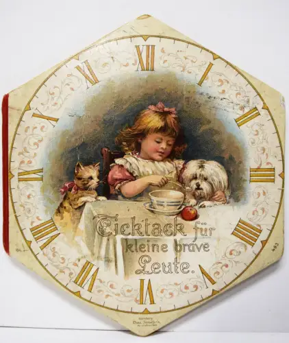 Maul, Elise. Ticktack für kleine brave Leute - 1893 UMRISS-BILDERBUCH