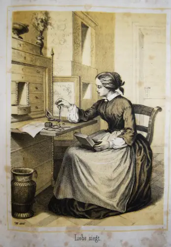 Töchter-Album. Band 2 - 1856 MÄDCHEN-JAHRBUCH Seltener Jahrgang