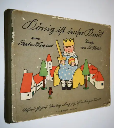Holst. König ist unser Kind!  - um 1915 GERTRUD CASPARI SÜTTERLIN JUGENDSTIL