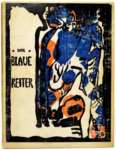 Kandinsky, Der Blaue Reiter - 1914 FRANZ MARC 4 POCHOIRKOLORIERTE TAFELN