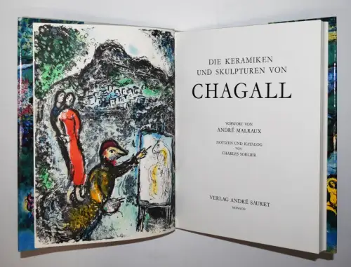 Die Keramiken und Skulpturen von Chagall ORIG.-LITHOGRAPHIE WERKVERZEICHNIS