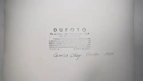 Ali, Muhammad. Orig.-Porträtphotographie. London 1966 GROSSFORMAT !!