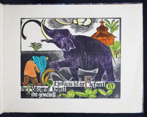 Felixmüller, Conrad. ABC 1925 NUM 1/100 EIGENHÄNDIG KOLORIERT u. SIGNIERT!