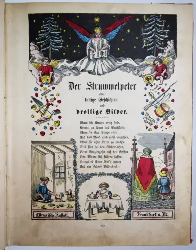 Struwwelpeter + König Nussknacker. Hoffmann ~ 1876 - Struwwelpeteriade