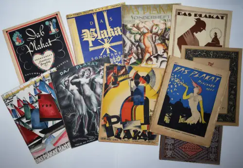 Sachs, Hans. Das Plakat, Jahrgang XII - 1921. PLAKATKUNST WERBUNG REKLAME