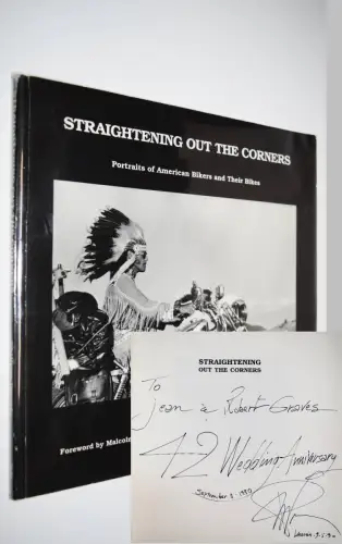 Vermes, Philippe. Straightening out the corners 1989 SIGNED INSRIBED MOTORRAD