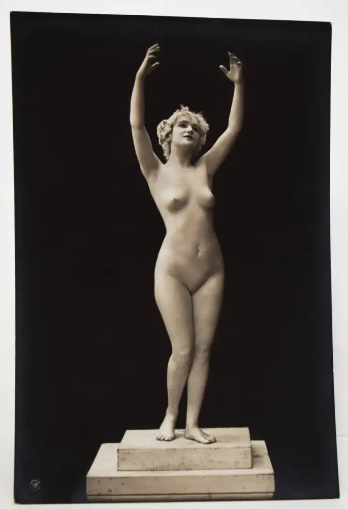 DESMOND - Lebende Marmor-Bildwerke Marmorgruppen 1908 ORIG.-PHOTOGRAPHIEN EROTIC 0