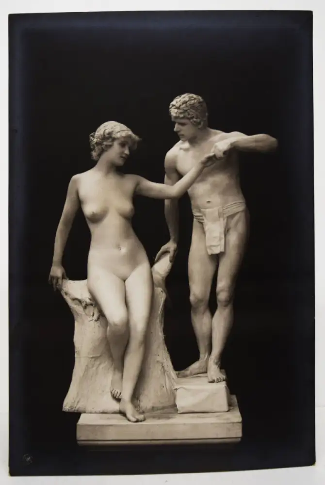 DESMOND - Lebende Marmor-Bildwerke Marmorgruppen 1908 ORIG.-PHOTOGRAPHIEN EROTIC 10