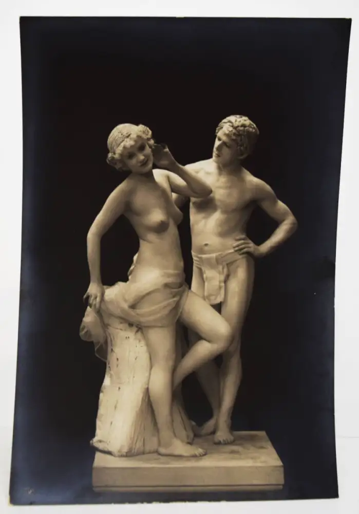 DESMOND - Lebende Marmor-Bildwerke Marmorgruppen 1908 ORIG.-PHOTOGRAPHIEN EROTIC 3