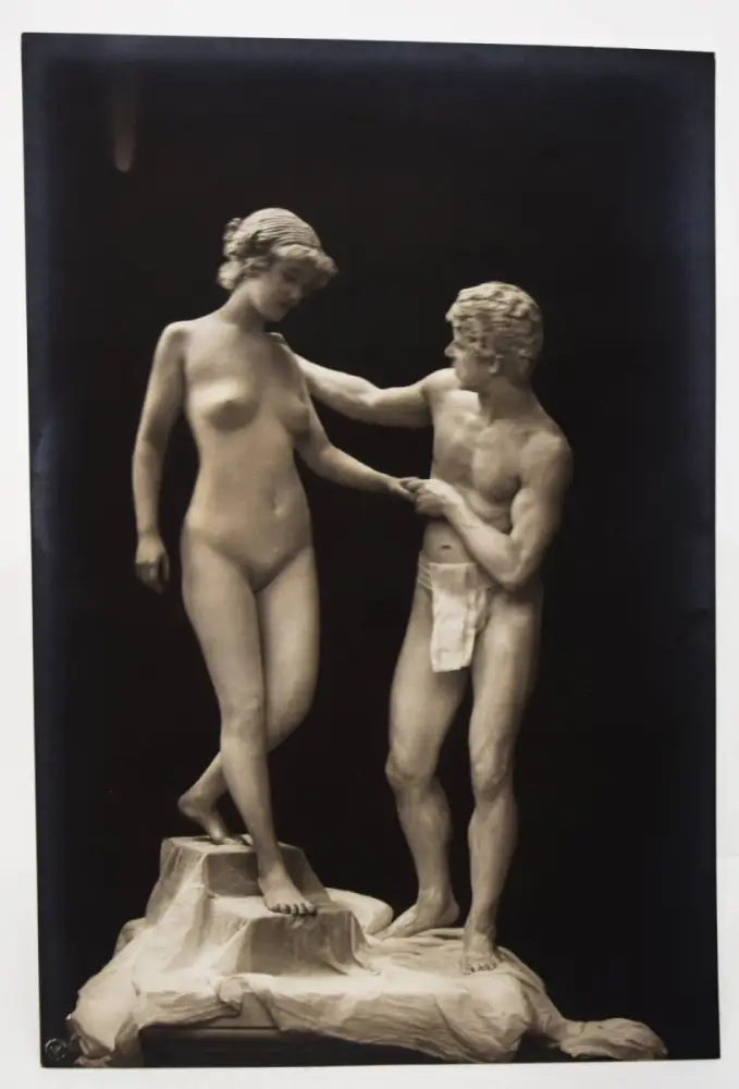 DESMOND - Lebende Marmor-Bildwerke Marmorgruppen 1908 ORIG.-PHOTOGRAPHIEN EROTIC 5