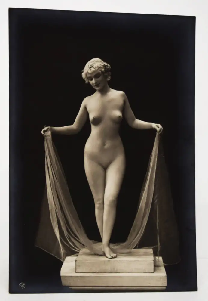 DESMOND - Lebende Marmor-Bildwerke Marmorgruppen 1908 ORIG.-PHOTOGRAPHIEN EROTIC 9
