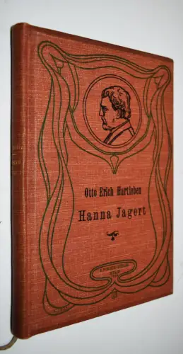 Hartleben, Hanna Jagert. Comödie - 1893 ERSTE AUSGABE - JUGENDSTIL
