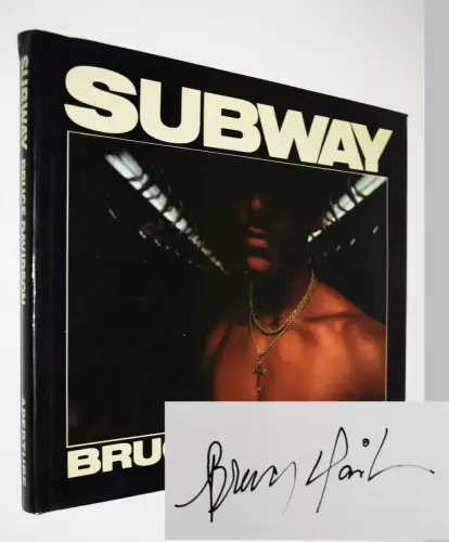 Davidson, Bruce. Subway - 1986 FIRST EDITION SIGNED