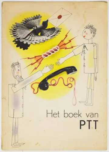 Zwart, Piet. Het boek van PTT 1938 EXCEPTIONALLY RARE  ! AVANTGARDE NETHERLANDS