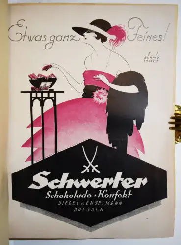 Duisberg, Die Reklame 1924 ZEITSCHRIFT GRAPHIK WERBUNG PLAKATE PLAKATLITERATUR