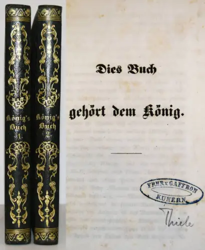 Arnim, Bettina v. Dies Buch gehört dem König 1843 ERSTE AUSGABE - ROMANTIK