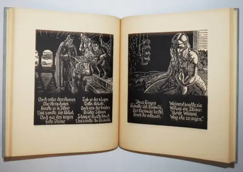 Wrage, Das Wölundlied - 1926-1930 EDDA-BLOCKBÜCHER NORDISCHE MYTHOLOGIE