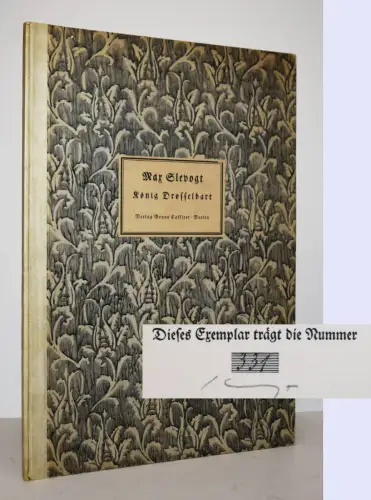 Grimm, König Drosselbart - 1922 - MAX SLEVOGT SIGNIERT NUMMERIERT 1/360