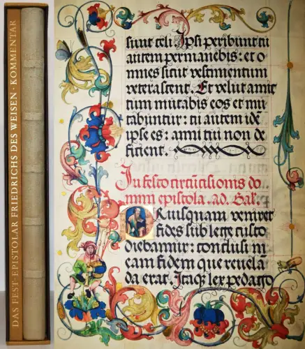 Behrends, Das Fest-Epistolar Friedrichs des Weisen BUCHMALEREI FAKSIMILE 1/800