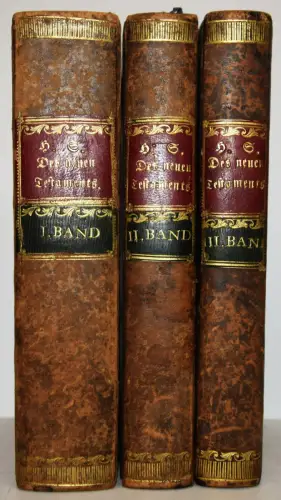 Biblia Germanica – Brentano. Die heilige Schrift - 1798 BIBELN BIBEL