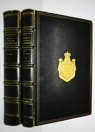 Hanotaux, Histoire du Richelieu BIBLIOTHEK König Friedrich August III. Sachsen