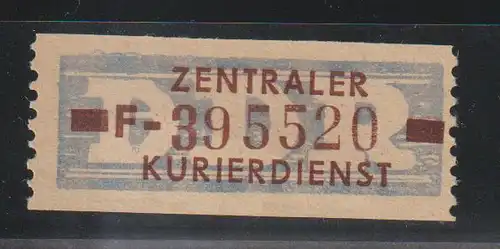 ZKD-Billettstreifen 20 F, original, **