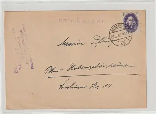 DDR: 6 Pfg. Akademie (Mommsen) auf Orts-Drucksache