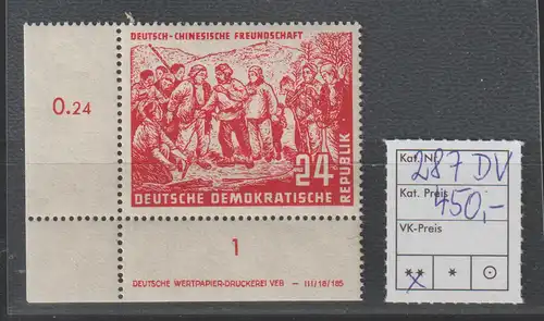 DDR-Druckvermerke: DCF 24 Pfennig; geprüft Mayer