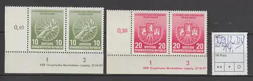 DDR-Druckvermerke:: Friedensfahrt 1956 DV