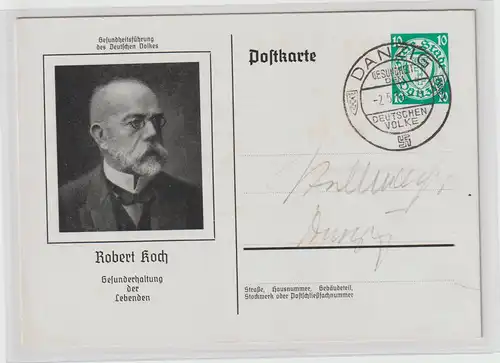 Danzig Bildganzsache (Robert Koch), Sonderstempel